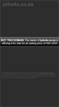 Mobile Screenshot of jobs4u.co.za