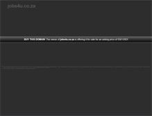 Tablet Screenshot of jobs4u.co.za
